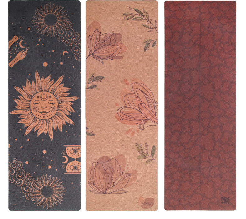 5mm Natural Rubber Yoga Mat – Non-Slip, Durable & Sweat-Proof for Yoga, Pilates & Workouts