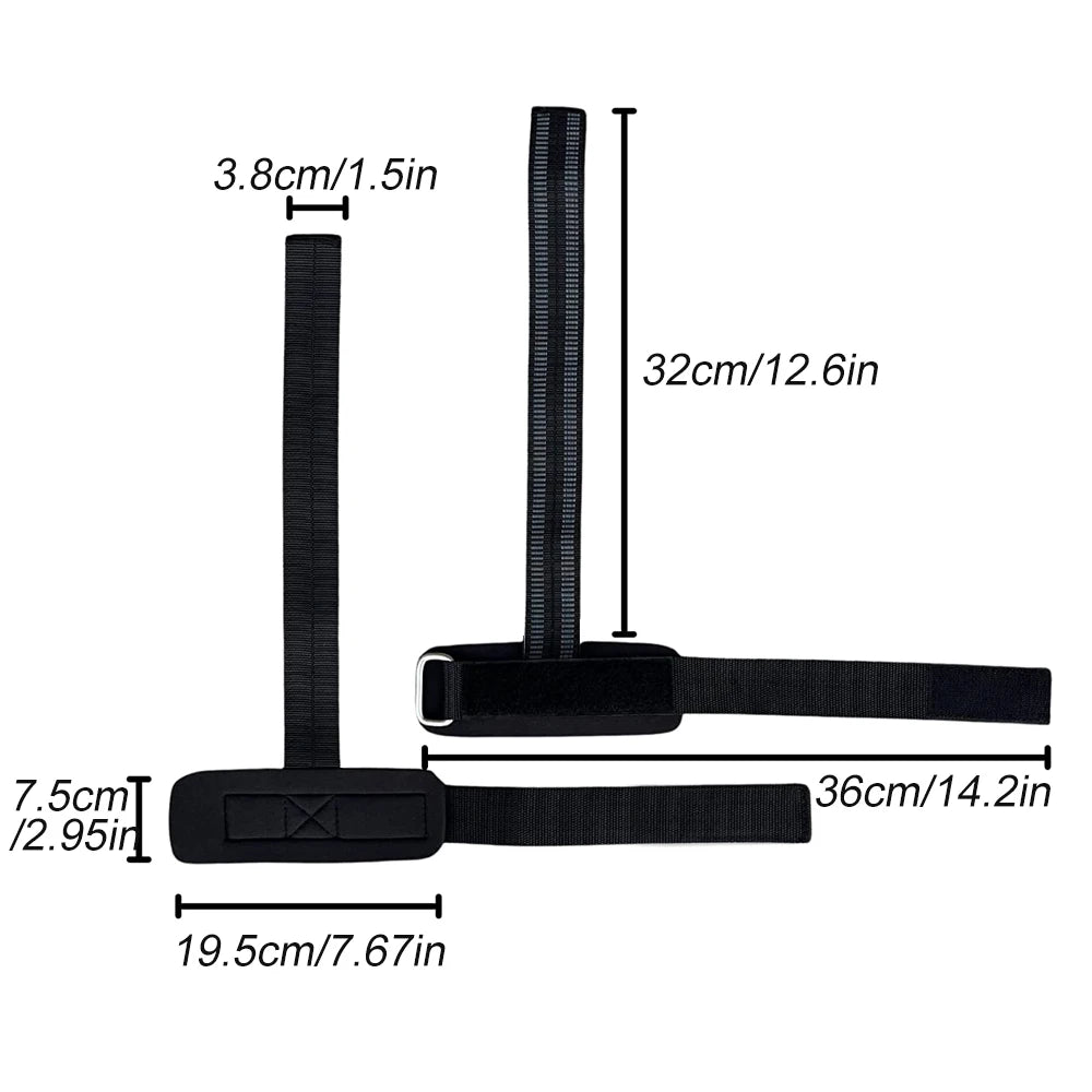 Weight Lifting Straps with Wrist Support – Heavy Duty Deadlift & Training Wraps