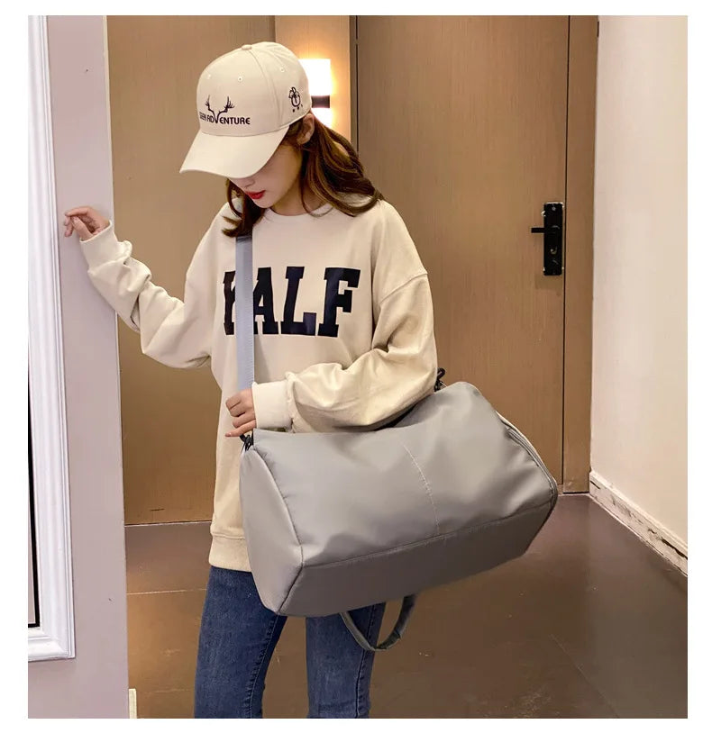 Large Capacity Yoga Mat Bag – Waterproof Gym & Travel Tote with Shoulder Strap