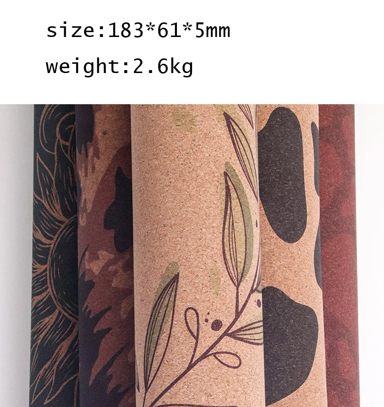 5mm Natural Rubber Yoga Mat – Non-Slip, Durable & Sweat-Proof for Yoga, Pilates & Workouts