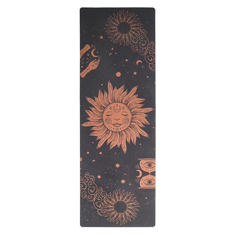 5mm Natural Rubber Yoga Mat – Non-Slip, Durable & Sweat-Proof for Yoga, Pilates & Workouts