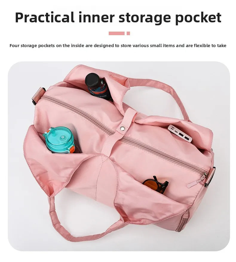 Large Capacity Yoga Mat Bag – Waterproof Gym & Travel Tote with Shoulder Strap