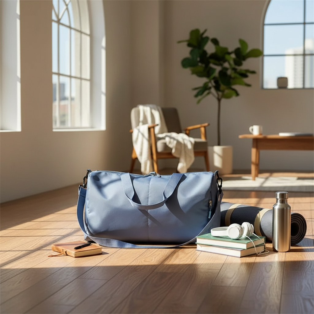 Large Capacity Yoga Mat Bag – Waterproof Gym & Travel Tote with Shoulder Strap