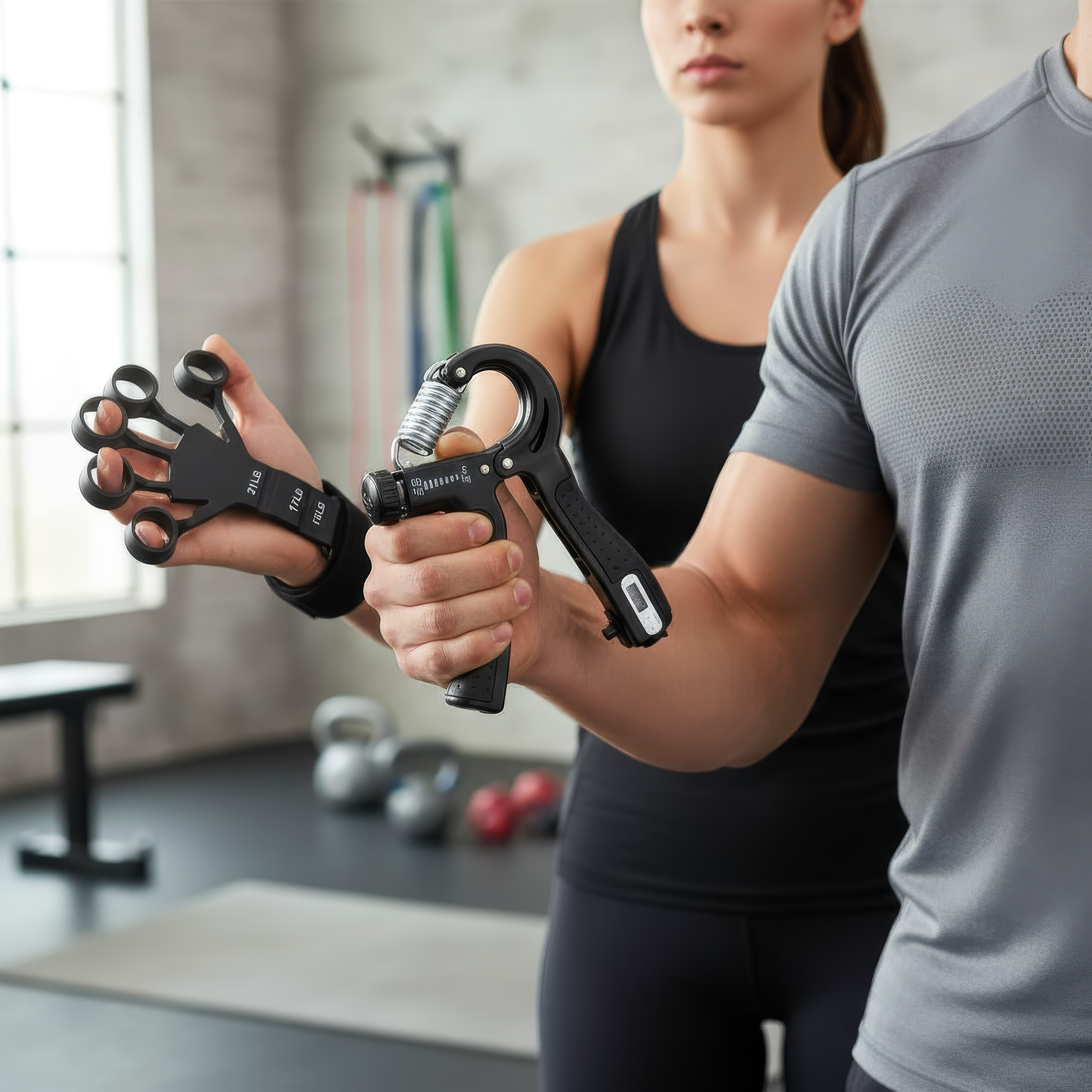 Hand Grip Strengthener Kit (1–6 Pack) — Muscle-Building & Rehab Training Grip Trainers